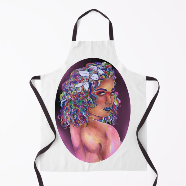 Item preview, The Rainbow Girl with White Flowers With Pink designed and sold by AvalonUnmuzzled.