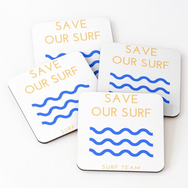 Item preview, Save Our Surf Transparent Sticker designed and sold by CornerStore007.