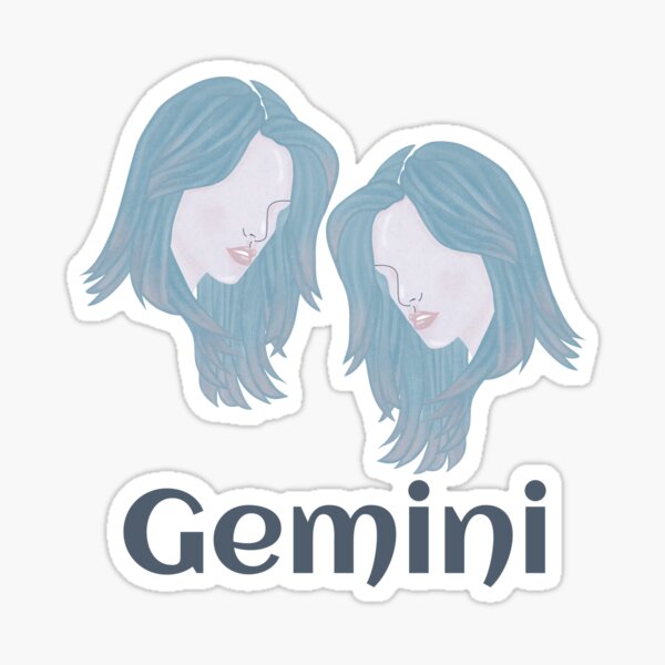 Gemini Zodiac Sign Sticker