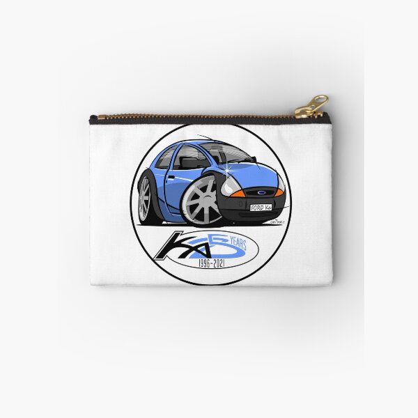 Item preview, Ford Ka caricature blue designed and sold by car2oonz.