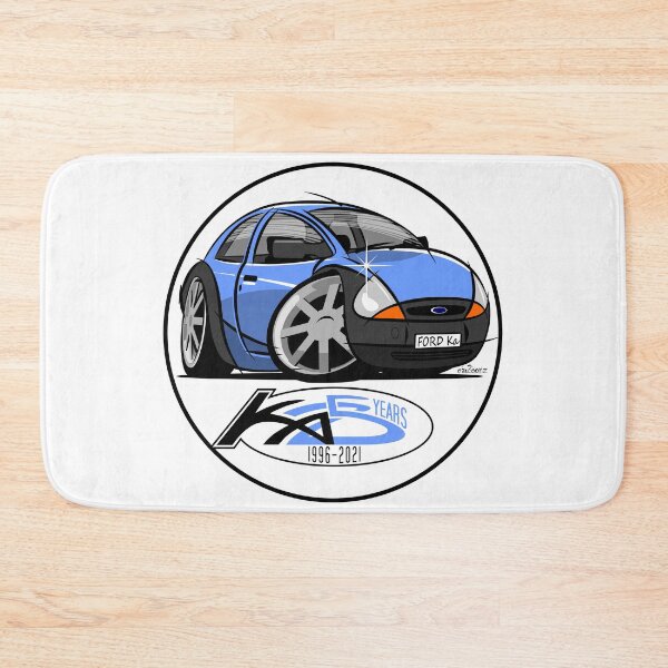 Item preview, Ford Ka caricature blue designed and sold by car2oonz.