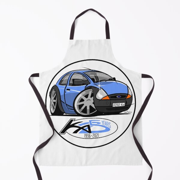 Item preview, Ford Ka caricature blue designed and sold by car2oonz.