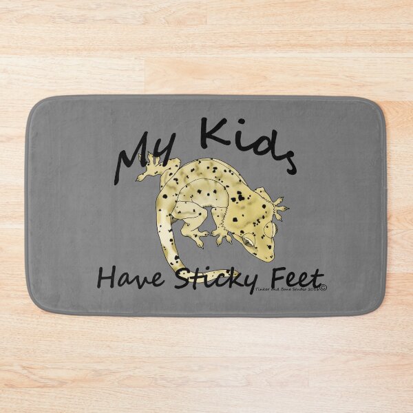 Item preview, My Kids Have Sticky Feet Cream Dalmation Crested Gecko designed and sold by TinkerandBone.