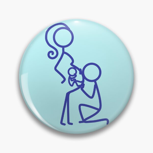 Item preview, Stickman /  Pregnancy, Family designed and sold by LotusCreations.