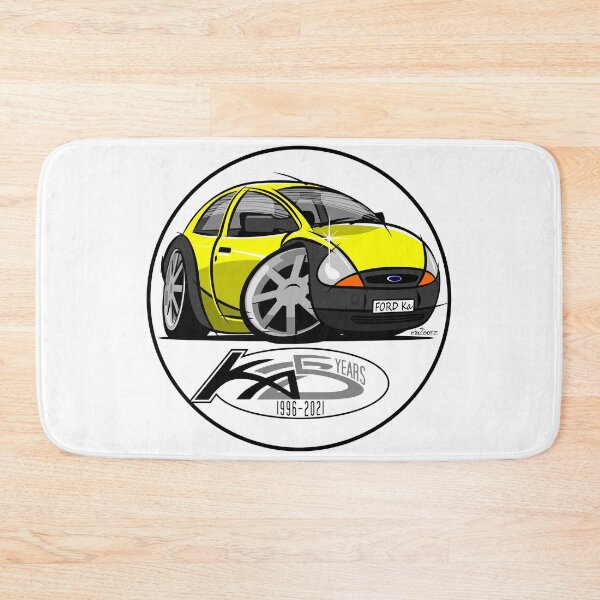 Item preview, Ford Ka caricature yellow designed and sold by car2oonz.