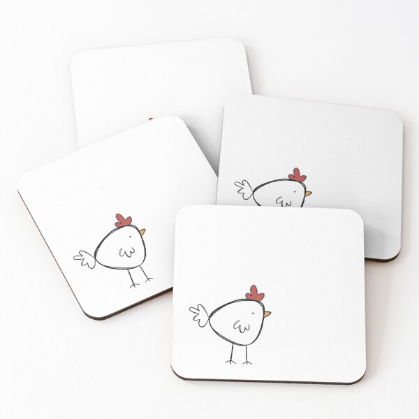 Item preview, White Chickens designed and sold by ahandsomecarrot.