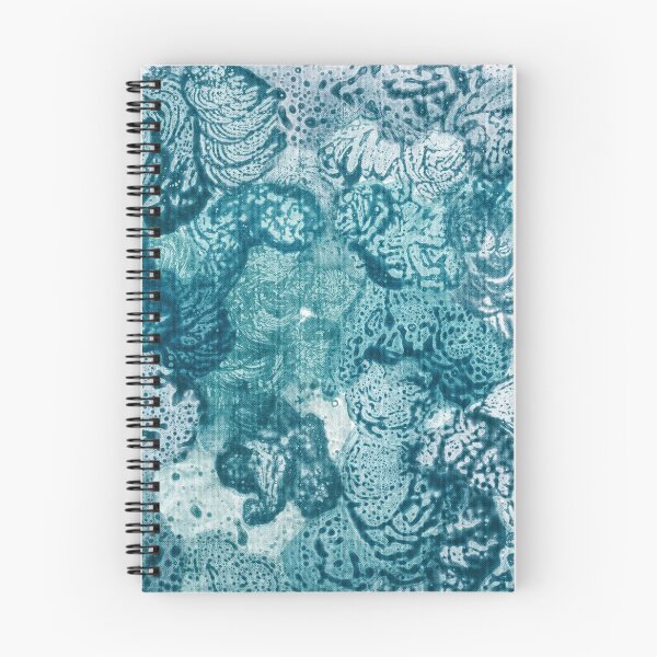 Item preview, turquoise waves designed and sold by Zohreh Designs.
