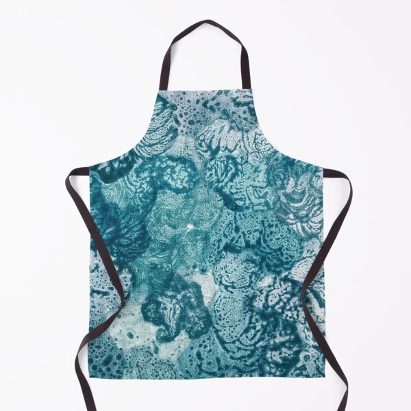 Item preview, turquoise waves designed and sold by Zohreh Designs.