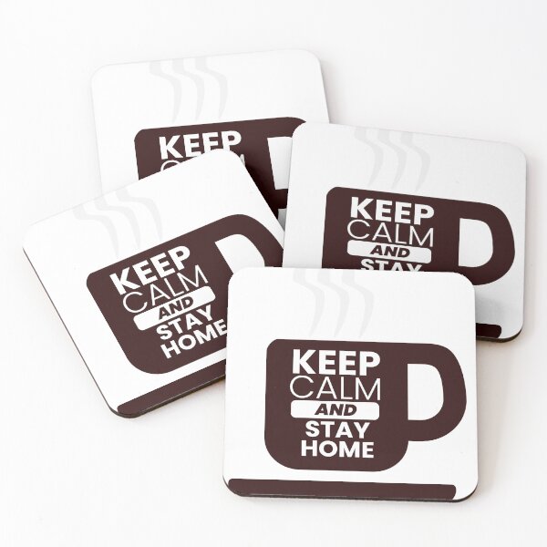 Item preview, Keep Calm And Stay Home designed and sold by le-rose-deals.