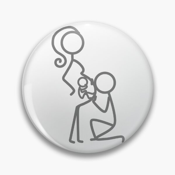 Artikelvorschau, Stickman / Schwangerschaft, Familie entworfen und verkauft von LotusCreations.