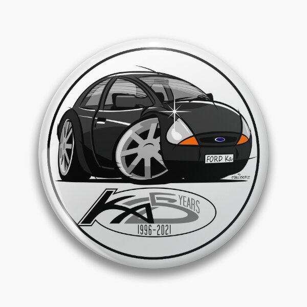 Item preview, Ford Ka caricature black designed and sold by car2oonz.