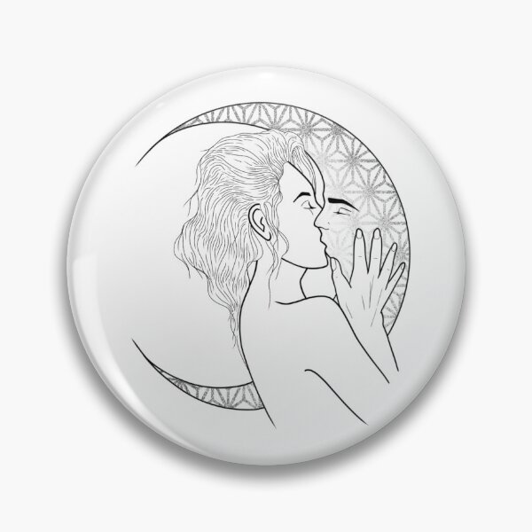 Item preview, The woman and the Moon designed and sold by AstroRacho.