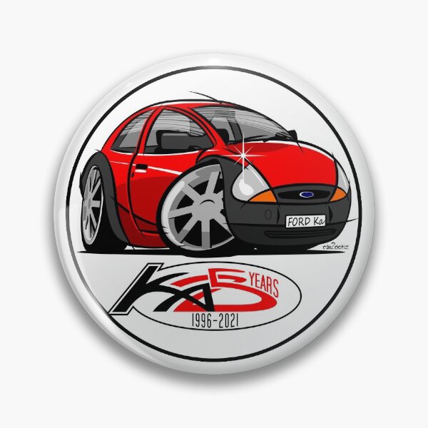 Item preview, Ford Ka caricature red designed and sold by car2oonz.