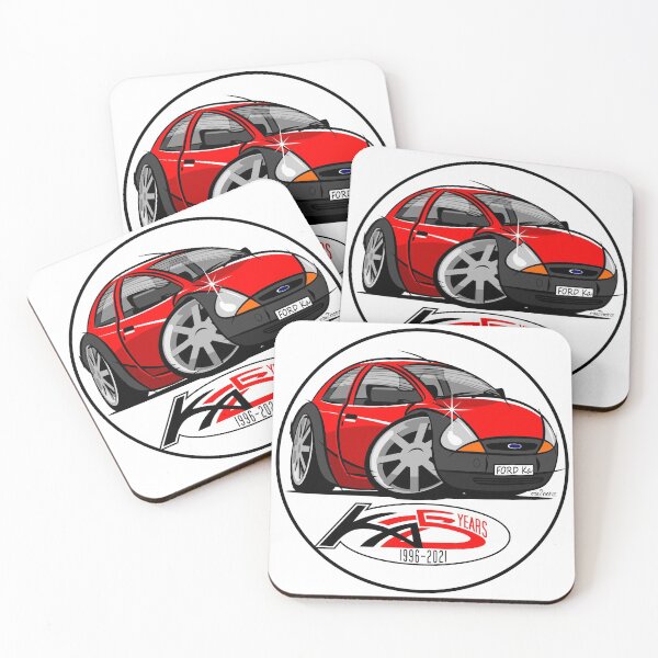 Item preview, Ford Ka caricature red designed and sold by car2oonz.
