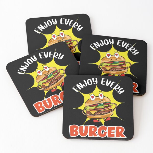 Item preview, Enjoy Every Burger designed and sold by orangeblue21.