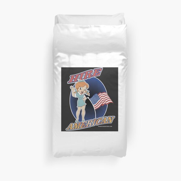 Hire American Duvet Cover
