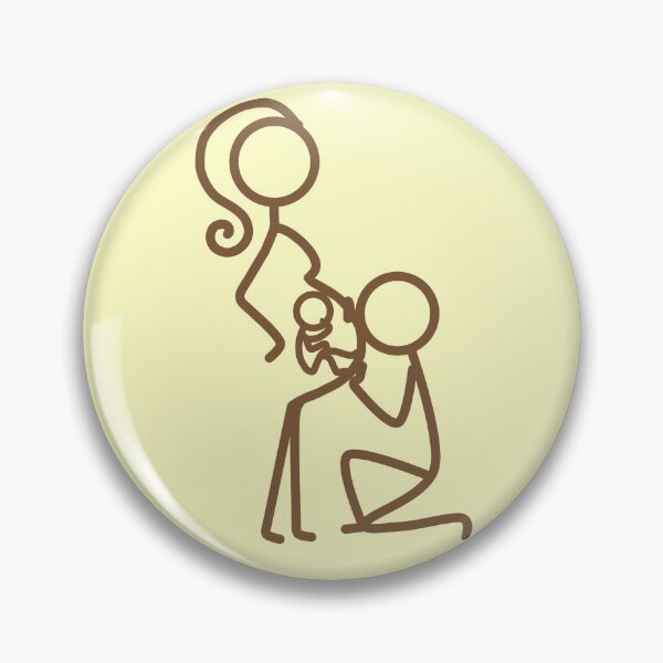 Artikelvorschau, Stickman / Schwangerschaft, Familie entworfen und verkauft von LotusCreations.