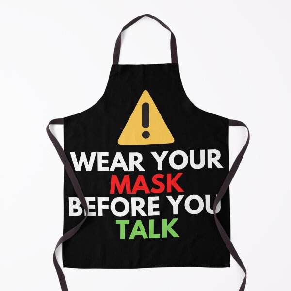 Item preview, Warning! wear your mask before you talk designed and sold by Magical  Designs.