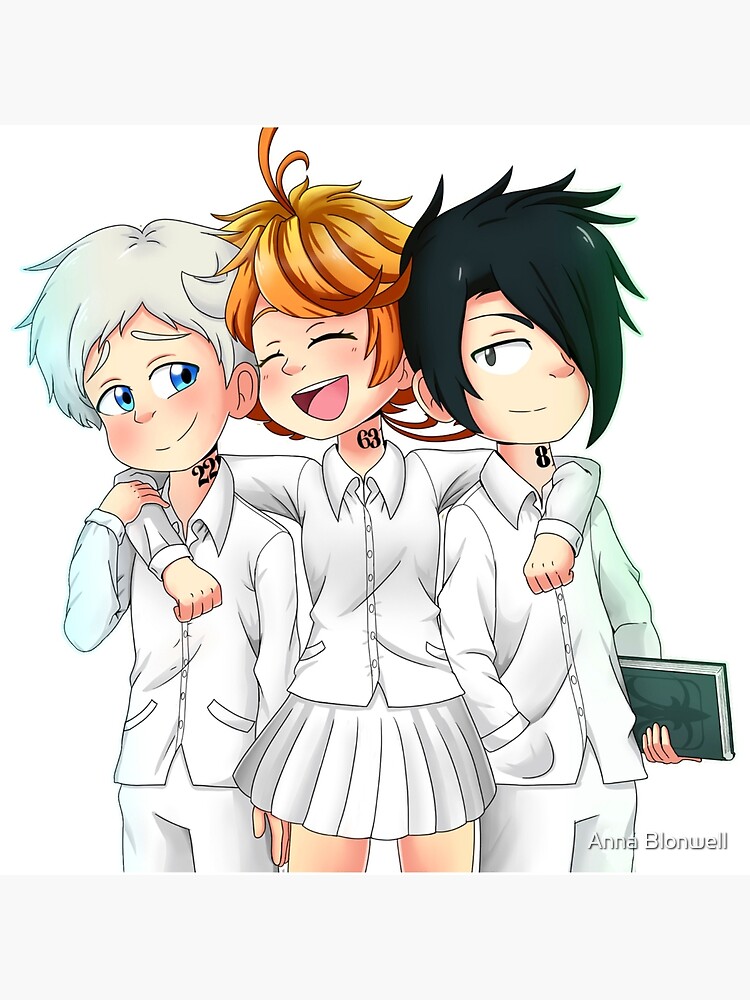 The Promised Neverland : Ray fanart Art Board Print by Anna Blonwell