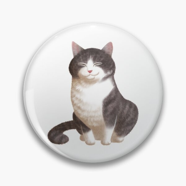Item preview, Badger the Happy Cat designed and sold by UndeadWizard.