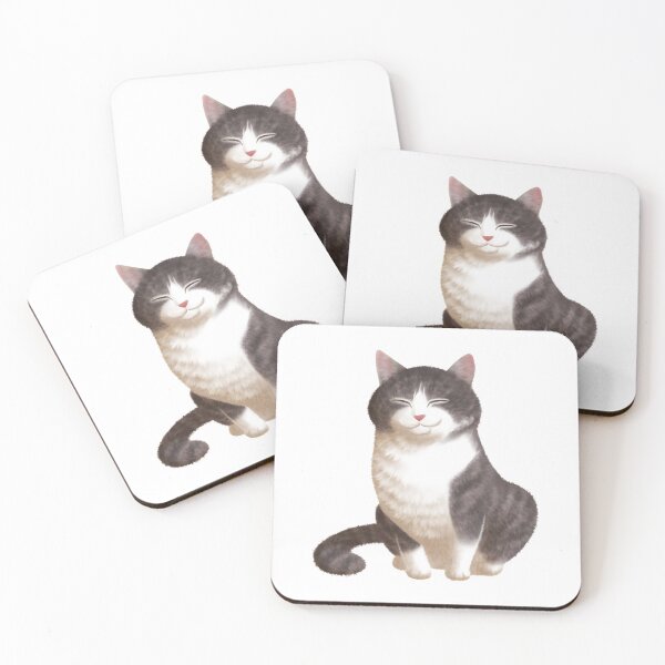 Item preview, Badger the Happy Cat designed and sold by UndeadWizard.