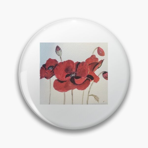 Item preview, Red flowers designed and sold by Tola Eley.