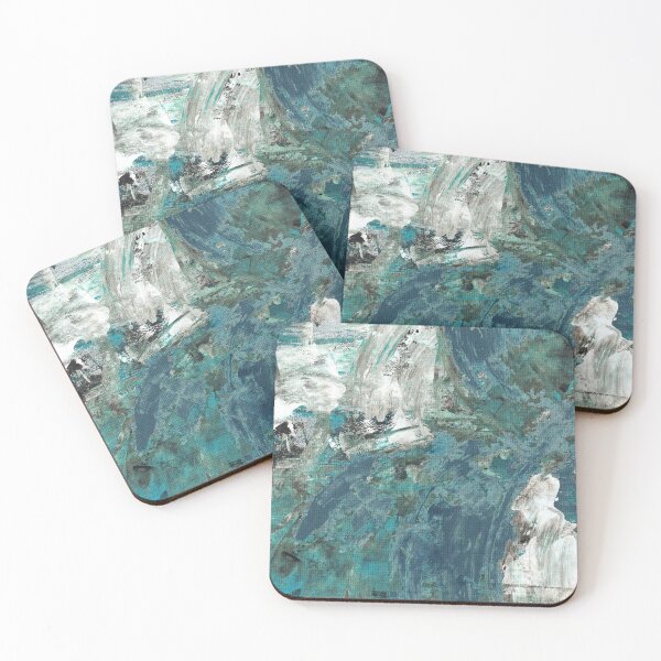 Item preview, textured strokes blue designed and sold by Zohreh Designs.