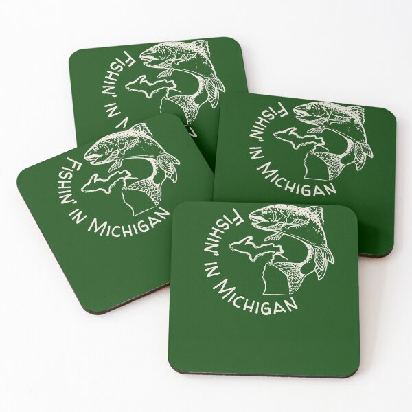 Item preview, Fishin' in Michigan designed and sold by screaminggoat.