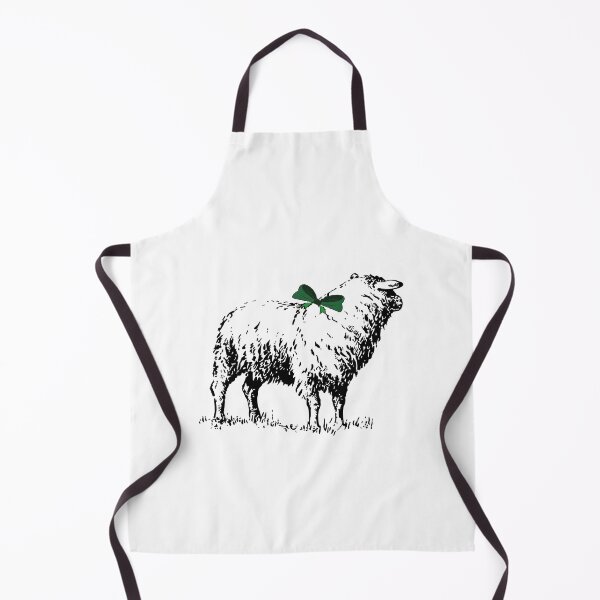 Item preview, Sheep with the Green Bow design designed and sold by Sydney Cicourel.
