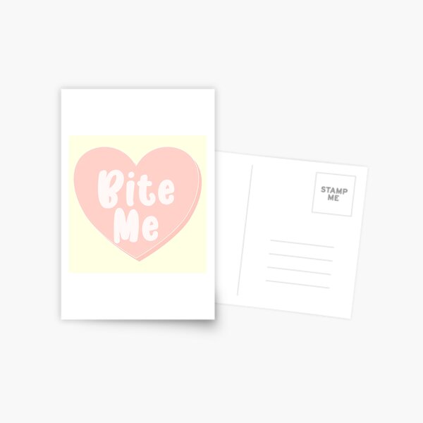 Bite Me Postcard