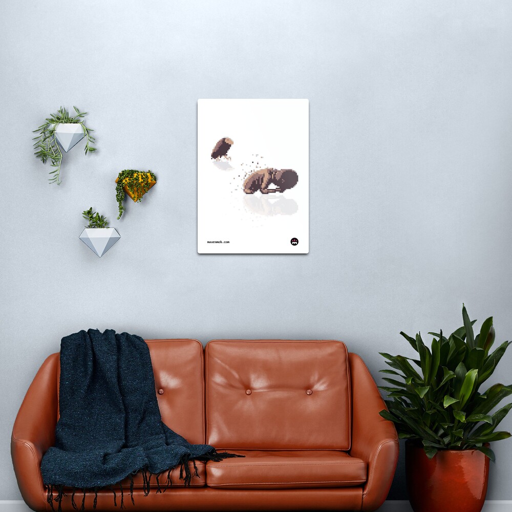 starving child Metal Print