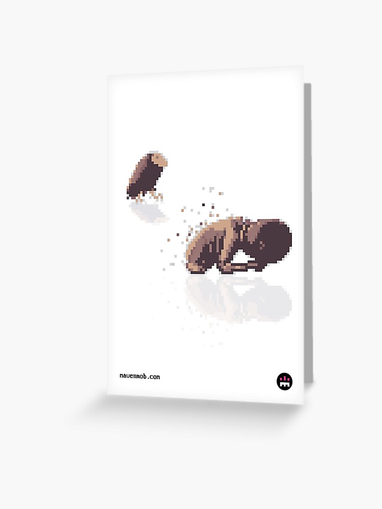 Thumbnail 1 of 2, Greeting Card, starving child designed and sold by mavenmob.