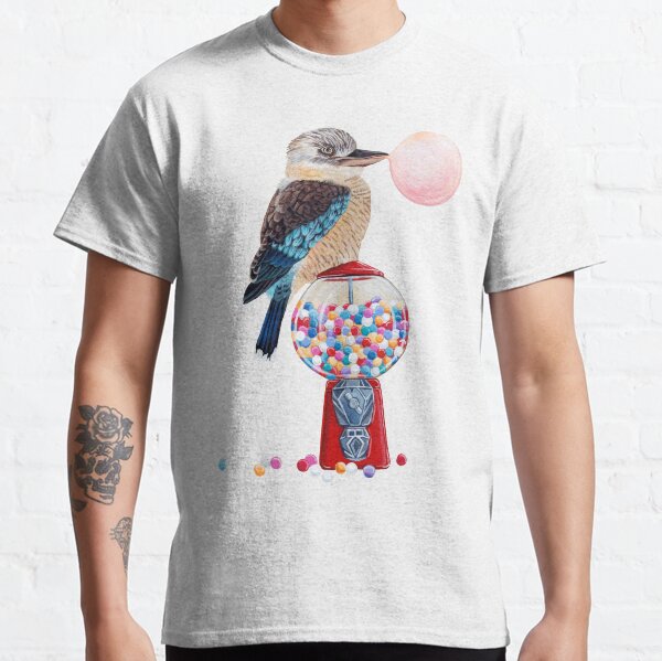 Machine à goujons d'oiseaux Kookaburra T-shirt classique
