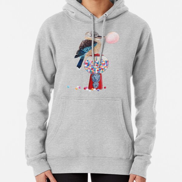 Bird gumball machine Kookaburra Pullover Hoodie