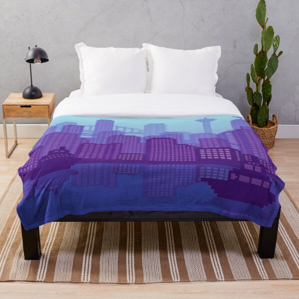 Item preview, Ocean Pixel City designed and sold by SoulButler.