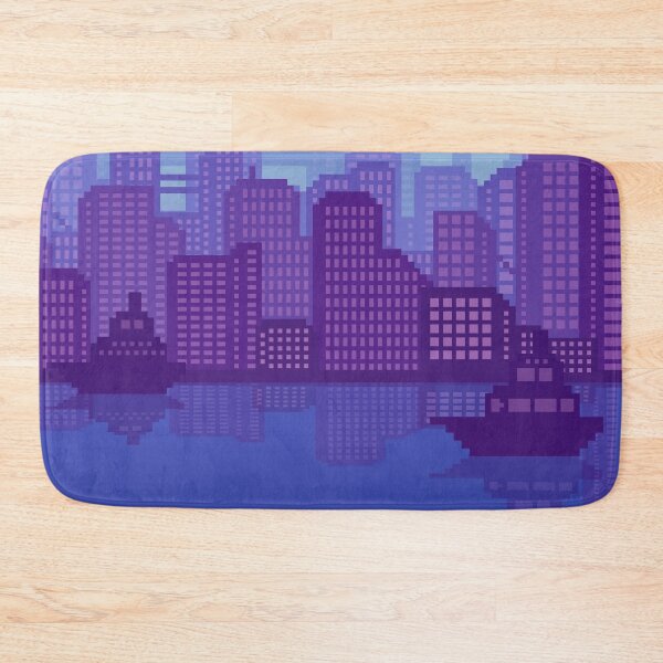 Item preview, Ocean Pixel City designed and sold by SoulButler.