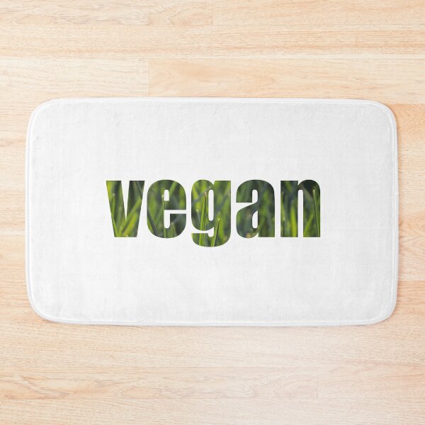 Item preview, vegan the word written in green grass texture designed and sold by nataliavavilina.