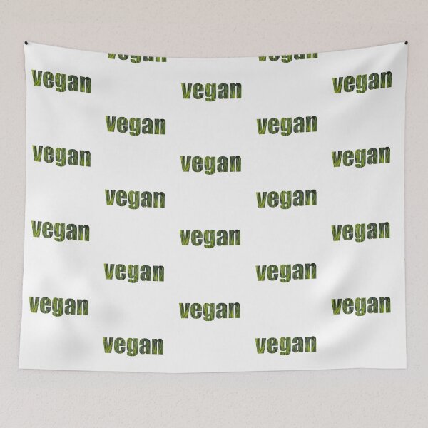 Item preview, vegan the word written in green grass texture designed and sold by nataliavavilina.