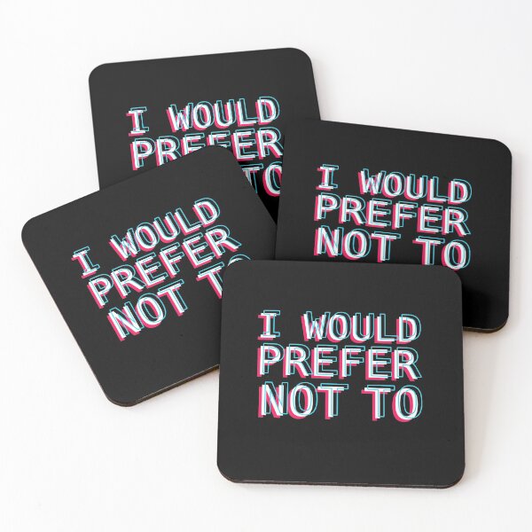 Item preview, I Would Prefer Not To Slavoj Zizek Quote Philosophy  designed and sold by sillyquestions.
