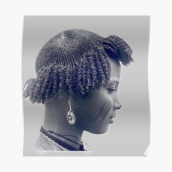 Poster Beaute Africaine Naturelle Par Sourceoflife Redbubble