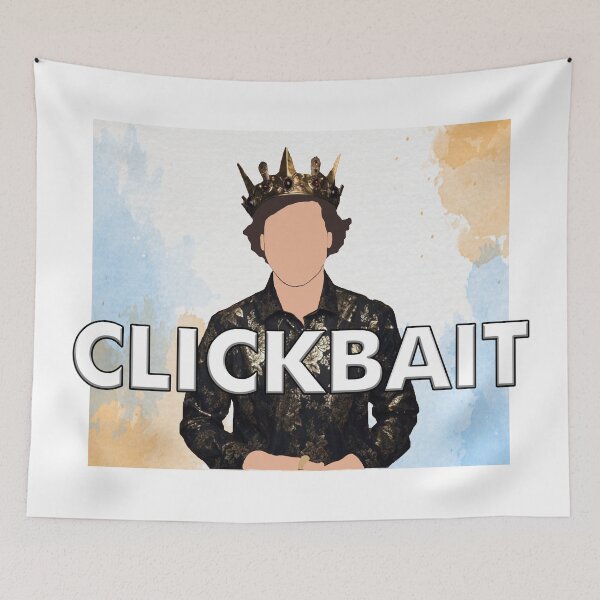 Item preview, Clickbait King David Dobrick designed and sold by Gawop.