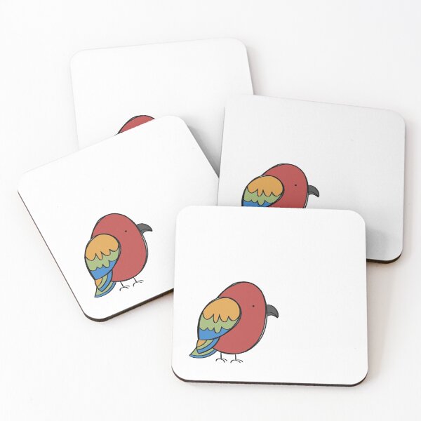 Item preview, Red Parrots designed and sold by ahandsomecarrot.