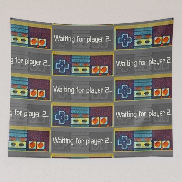 Item preview, Waiting for player 2... designed and sold by Tranquilarrow.