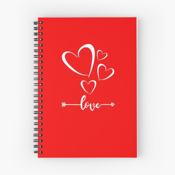 Aperçu de l'œuvre Coeurs et amour sur rouge créée et vendue par BraveNewDesigns.