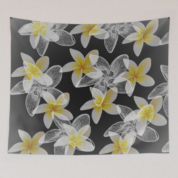 Item preview, Pua Melia Mono Color designed and sold by aloharobj.