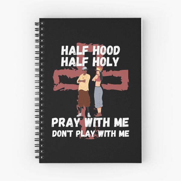 Item preview, Half Hood Half Holy Shirt That Means Pray With Me Funny designed and sold by Marathon-Runner.