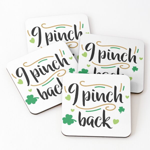 Item preview, I Pinch Back Happy St Patrick’s Day Green Irish Holiday Lucky Clover designed and sold by Sunny Collections.