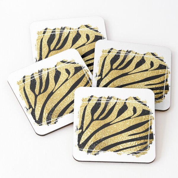 Item preview, Gold Zebra Pattern designed and sold by WOW TeesAndThings.