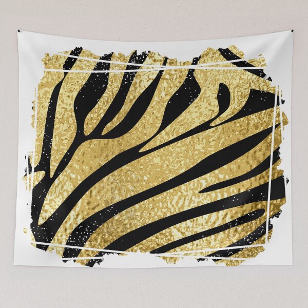 Item preview, Gold Zebra Pattern designed and sold by WOW TeesAndThings.