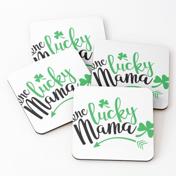 Item preview, One Lucky Mama Mom Happy St Patrick’s Day Green Irish Holiday Lucky Clover designed and sold by Sunny Collections.